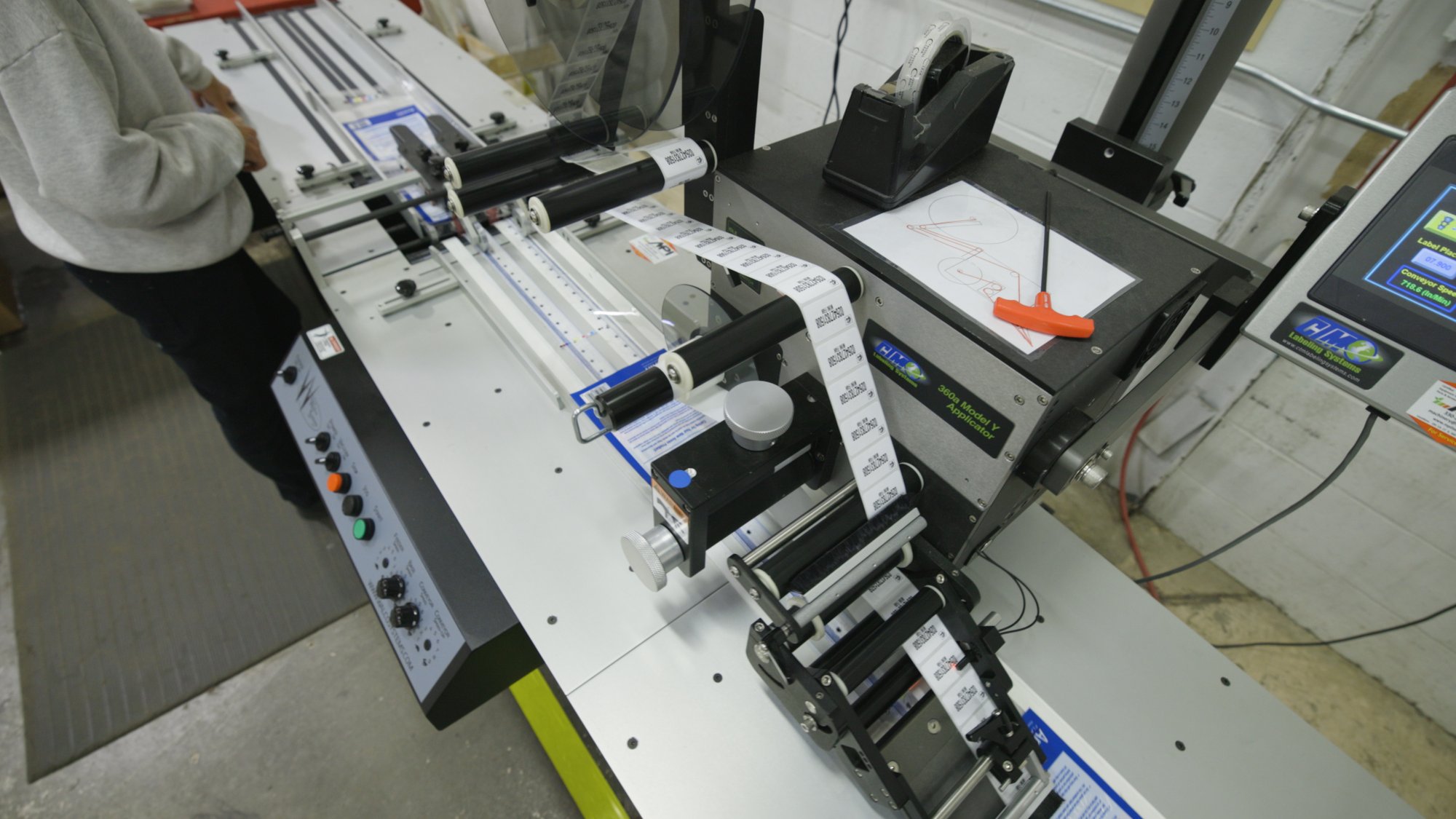 CTM labeling machine boosting efficiency.