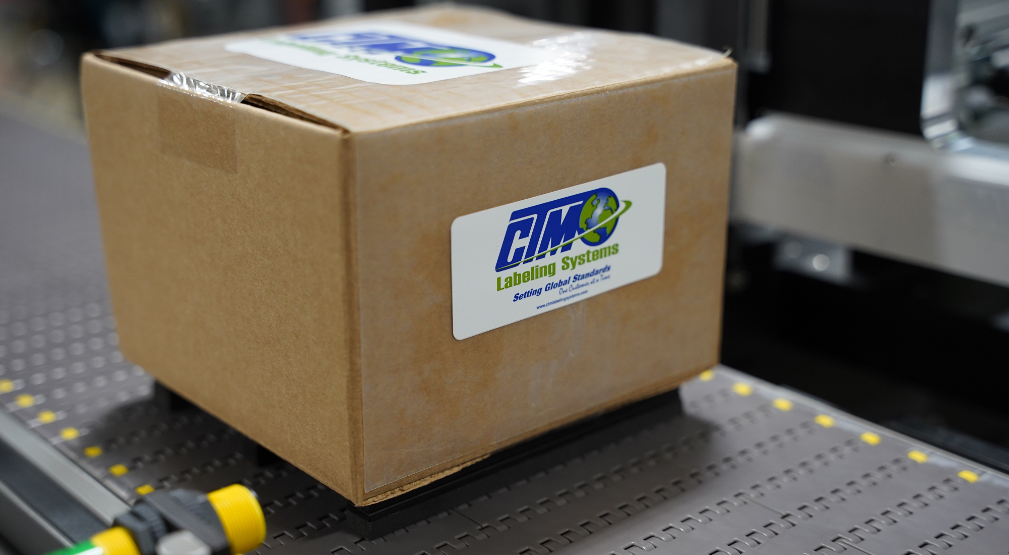 Box with label